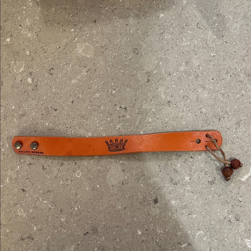 Brown Dillon Rogers Leather Bracelet